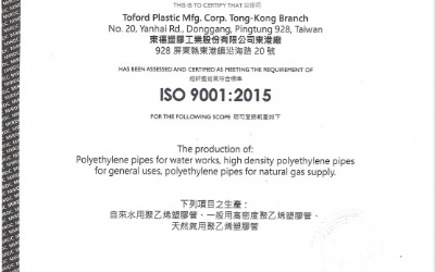 ISO9001證書